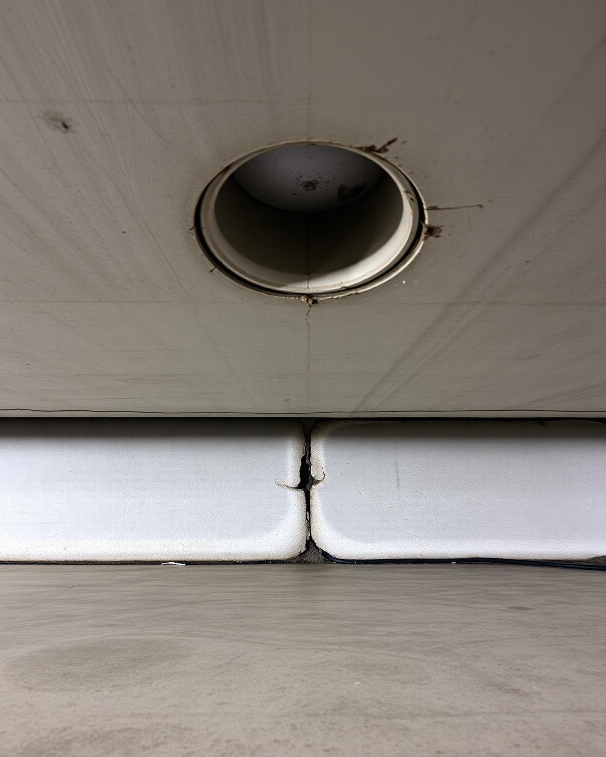 Kernbohrung durch eine Betondecke